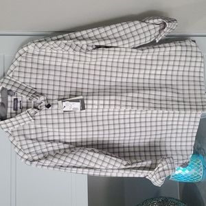 Men's, Van Heusen brown/black/beige,slim fit, no tuck, size Lg NWT